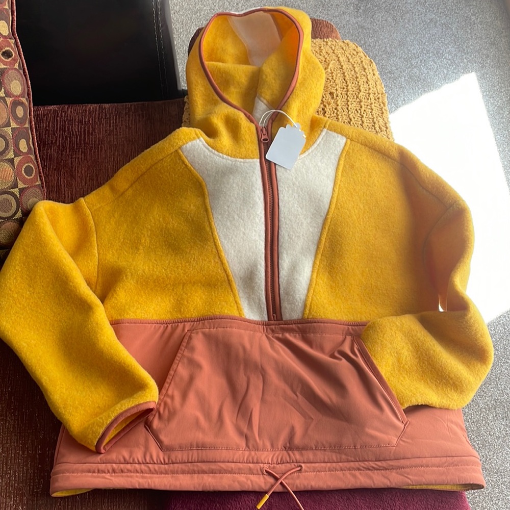 SMARTWOOL HONEY GOLD CROPPED FLEECE